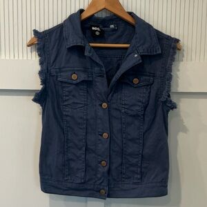 BDG Y2K Vibes Blue Denim Vest
